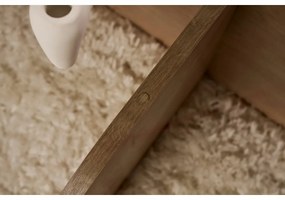 Măsuță de cafea Aeris Sapphire Oak cu sticlăfumurie
