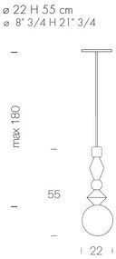 Pendul deosebit design LUX Pandora TC 9109