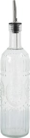 Sticla pentru ulei/otet, cu dop metalic, din sticla, H30cm - 500ml