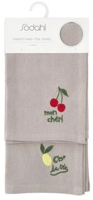 Prosoape de vase 2 buc. din bumbac 50x70 cm Bistro – Södahl