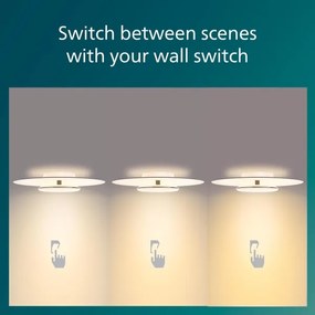 Plafonieră LED dimabilă GARNET SCENE SWITCH LED/30W/230V 2700K Philips