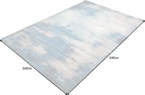 Covor negru cu aspect de marmura MARMOR 160x240cm