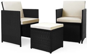 Deuba Set ratan de gradina America 4+4 - antracit
