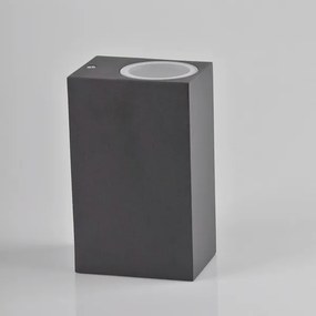 Aplica de perete exterior BOSTON 2xGU10/10W/230V antracit