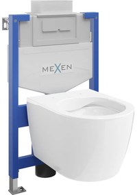 Mexen set WC încastrat cadru Felix XS-U cu vas de toaletă Carmen, Albă - 6853388XX00