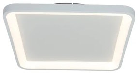 Brilagi - Plafonieră LED dimmerabilă FALCON SLIM LED/50W/230V 50x50 cm albă + telecomandă