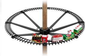 Decorațiune LED de Crăciun 10xLED/4xAA tren