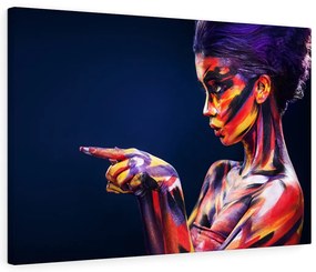 Tablou canvas Blue Girl 120x80 cm