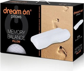 Pernă Dream On, Memory Balance, 55x32x11