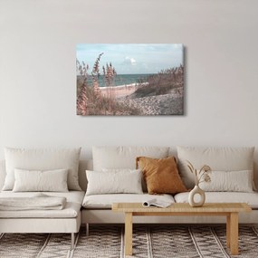 Tablou - Plaja roz (90x60 cm)