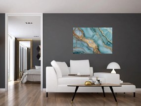 Tablou - Marmură turcoaz (90x60 cm)