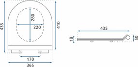 capac CARLO GRANIT SHINY DUROPLAST SLIM