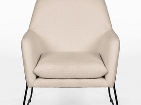 Fotoliu design crem MILAN