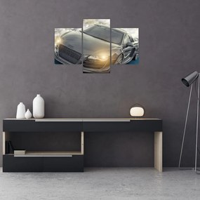 Tablou cu Audi - gri (90x60 cm)