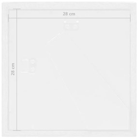 Rame foto cutie 3D, 5 buc., alb, 28x28 cm, pentru foto 20x20 cm 5, Alb, 28 x 28 cm