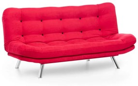 Canapea Extensibilă cu 3 Locuri Misa Sofabed, Rosu