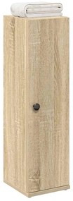 vidaXL Dulap de baie cu suport role, stejar sonoma, 20,5x22x72 cm