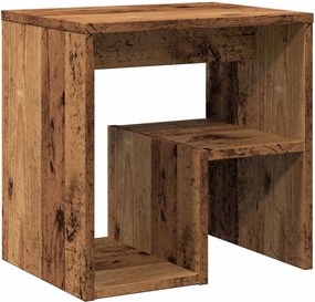 vidaXL Noptieră, lemn învechit, 40x30x40 cm, lemn prelucrat