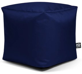 Fotoliu puf pentru copii albastru închis Cube M – So Soft?