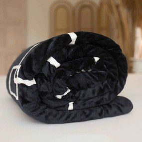 Pătură din microfibră cu lână sintetică