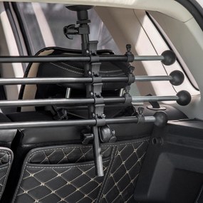 PawHut Despartitor auto pentru caini reglabil pe inaltime si latime, din fier si ABS 85-140L x 40-50Acm, negru | Aosom RO