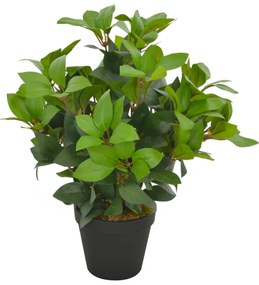 vidaXL Plantă artificială dafin cu ghiveci, verde, 40 cm