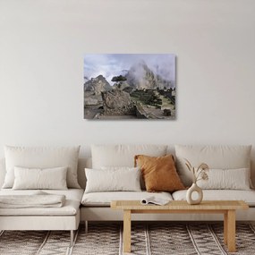Tablou pe sticlă - Machu Picchu (70x50 cm)