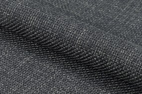 MAZZONI EXPORT IRIS Antracit [Gri închis] (material Basel 19) - SCAUN MODERN TAPIȚAT PENTRU SALON/SUFRAGERIE LOFT