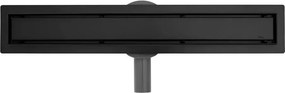 Set rigola pentru dus plus capac 50 cm Rea Neo Pro 2 in 1 negru