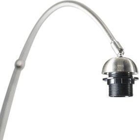 Lampă cu arc din oțel cu abajur verde mușchi 50/50/25 - XXL