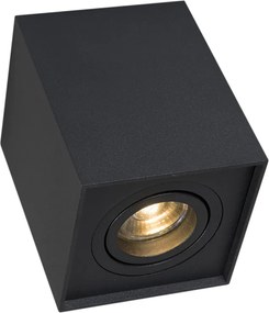 Spot inteligent negru reglabil, inclusiv WiFi GU10 - Quadro Up