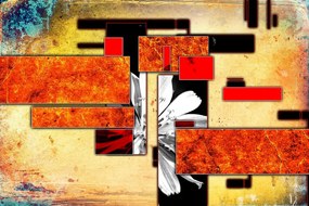 Tapet abstracție florală