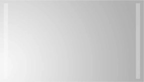 vidaXL Oglindă de baie cu LED, 70x40 cm