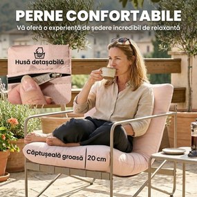 Outsunny canapea terasă relaxare | Aosom Romania