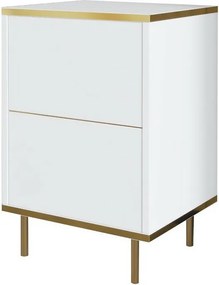 Noptieră Imaj White and Gold