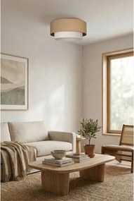 BRILAGI - Plafonieră LED BOHO ECO, 1xE27/10W/230V, Ø 40 cm, bej/crem