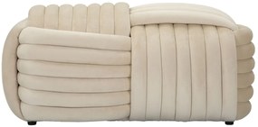 Mauro Ferrettibancă Softy Crem, Dimensiuni: 90X45X45 cm. | Aosom Romania