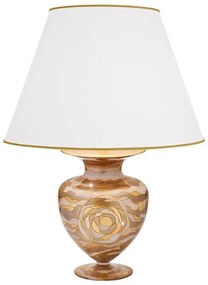 Lampă de masă Kolarz 1415.71M.CH ANFORA 1xE27/100W/230V 24K auriu