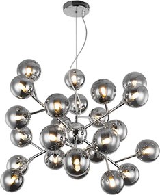 Maytoni MOD545PL-24CH - Lustră suspendată pe cablu DALLAS 24xG9/28W/230V fumurie