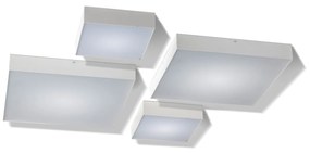 Plafoniera LED design slim MONZA S 40 4000K alba