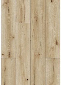 Mexen Sun Valley panele vinilice 1240 x 182 mm SPC 6,5 mm, substrat IXPE 1,5 mm, 4 V-Fuga, Stejar - F1006-1240-182-505-4V1-01