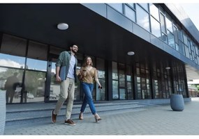 Plafonieră LED industrială cu senzor Kanlux 37301 IPER LED/35W/230V IK10 IP65 rotund