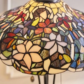 Endon 64326 - Lampă de masă Tiffany SULLIVAN 2xE27/60W/230V Ø 40 cm