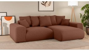 Colțar cărămiziu extensibil/cu spațiu de depozitare (cu colț variabil) Luma – Ropez