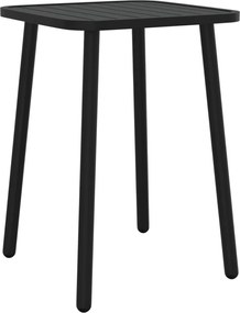 vidaXL Masă de grădină, antracit, 50x50x71 cm, oțel