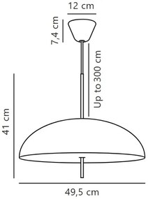 Lustră pe cablu DFTP by Nordlux VERSALE 2xE27/15W/230V alb
