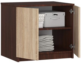 Suprastructură pentru dulap Sashka II (wenge + stejar sonoma). 1071021