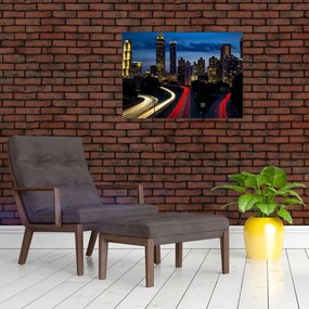 Tablou - Oraș de noapte (70x50 cm)