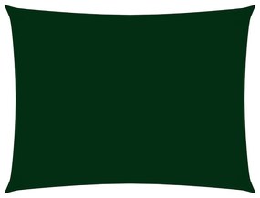 Parasolar verde inchis 2,5x4,5 m tesatura oxford dreptunghiular