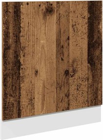vidaXL Panou mașină spălat vase “Lyon” lemn vechi 60x1,5x67 cm
